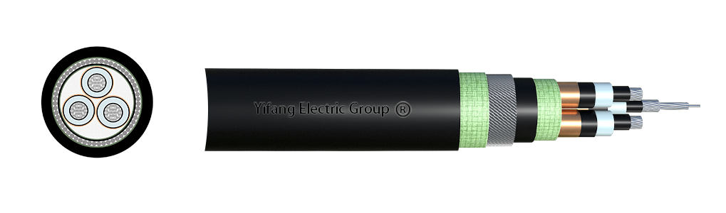 Electric cable XLPE insulated cable for rated voltage 3.8/6.6kV to 19/33kV  SANS 1339 standard - Yifang Electric Group Inc.